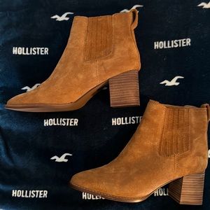 Madewell Tan Heeled Kat Chelsea Boot Size 9